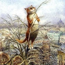 Схема вышивки «Питерский кот»