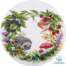 Схема вышивки «Летний венок»