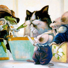 Схема вышивки «Leonard Filgate - The Tea Party»