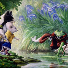 Схема вышивки «Leonard Filgate - Meeting Euripides»