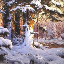 Схема вышивки «Серия "Зима пришла"»