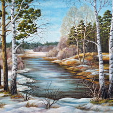 Схема вышивки «Серия "Весна пришла"»