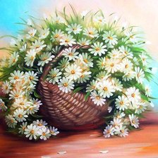 Схема вышивки «Ромашки»