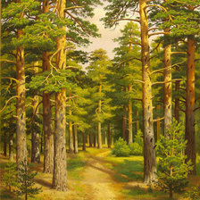 Схема вышивки «Сосновый бор»