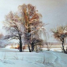 Схема вышивки «ЗИМНИЙ»