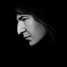 Схема вышивки «Алан Рикман»