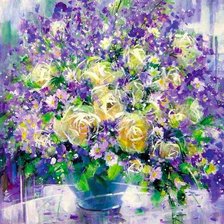 Схема вышивки «цветочное вдохновение»