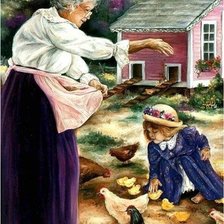 Схема вышивки «курочки»