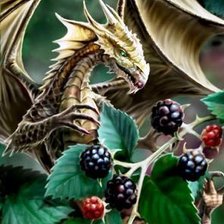 Схема вышивки «дракончик»