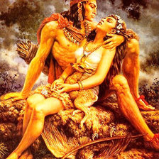 Схема вышивки «Индейцы»