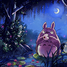 Схема вышивки «тоторо»