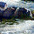 Предпросмотр схемы вышивки ««горная река»» (№1258743)
