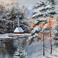 Схема вышивки «Серия "Зима пришла"»