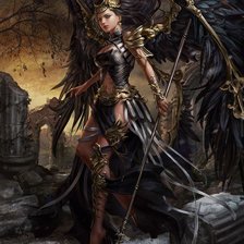 Схема вышивки «Ангел смерти»