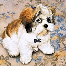 Схема вышивки «Домашние любимцы»