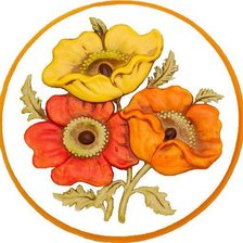 Схема вышивки «цветы»