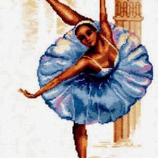 Схема вышивки «Балерина»