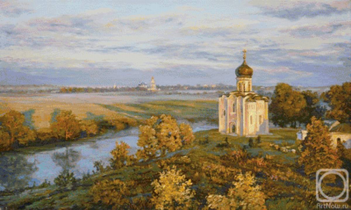 Родные просторы - пейзаж, картины, природа, родина - предпросмотр