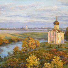 Схема вышивки «Родные просторы»