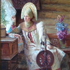 Схема вышивки «жена Иоанна 4»