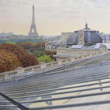 Схема вышивки «утренний Париж»