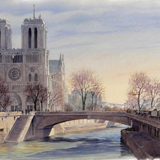 Схема вышивки «Париж»