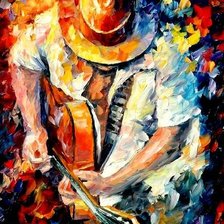 Схема вышивки «Музыка на картине»