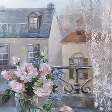 Схема вышивки «По картине худ. Оксаны Кравченко "Натюрморт".»