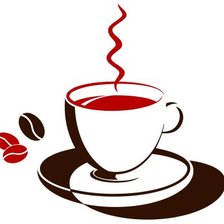 Схема вышивки «Кофе»