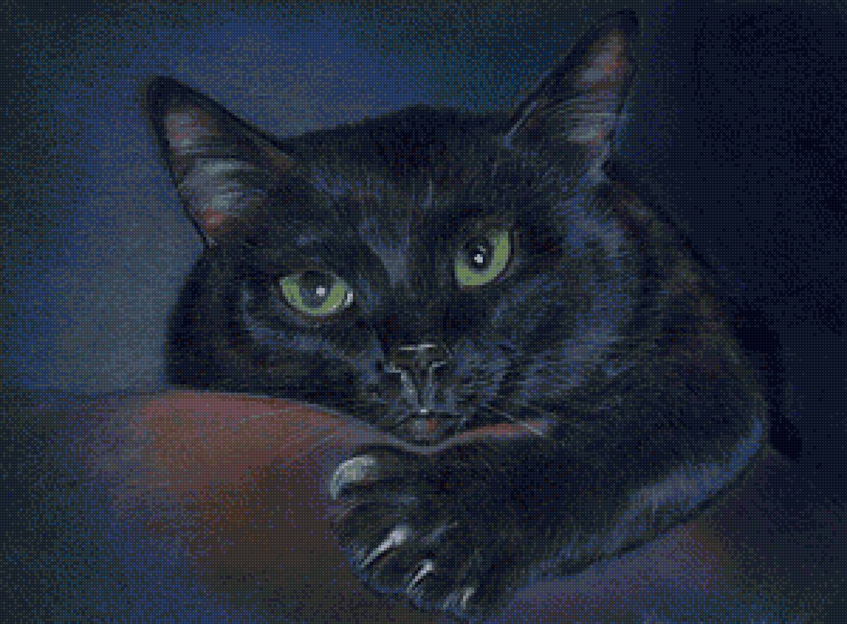 киса - животные, киса, кошка, черная кошка - предпросмотр