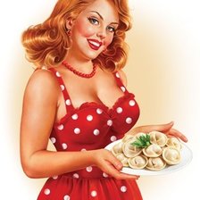 Схема вышивки «Хозяюшка»