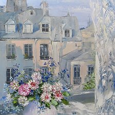 Схема вышивки «По картине худ. Оксаны Кравченко "Натюрморт".»