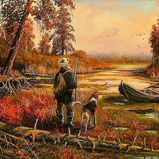 Схема вышивки «По картине худ. Алексея Ляха "Уже не достану".»