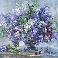 Схема вышивки «По картине худ. Оксаны Кравченко "Натюрморт" (для гурманов)»