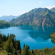 Схема вышивки «озеро Сары-Челек»