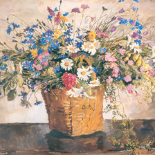 Схема вышивки «Кончаловский. Полевые цветы.»