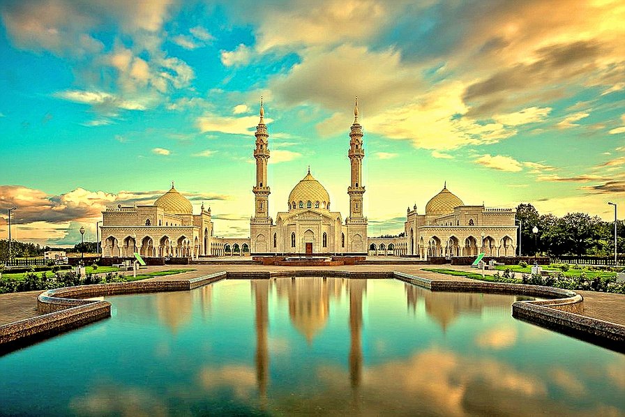 Белая мечеть Булгар - казань, мечеть, татарстан - оригинал