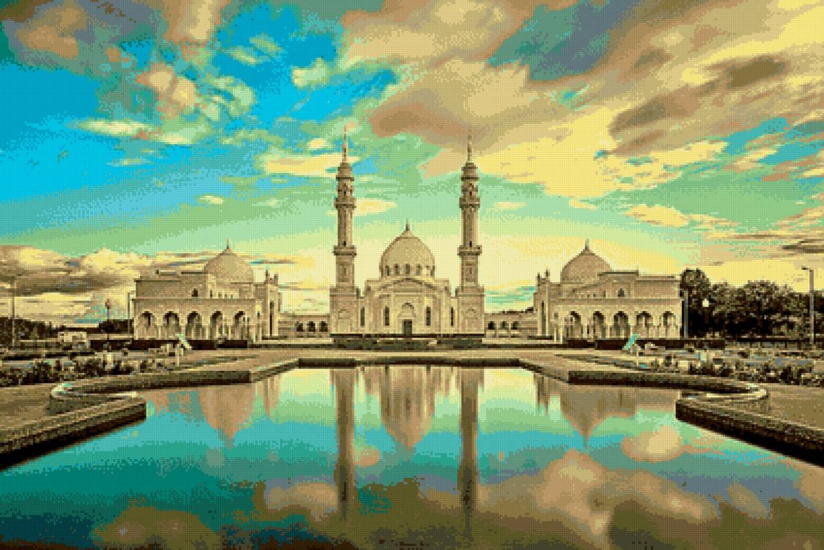 Белая мечеть Булгар - татарстан, мечеть, казань - предпросмотр