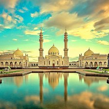 Схема вышивки «Белая мечеть Булгар»