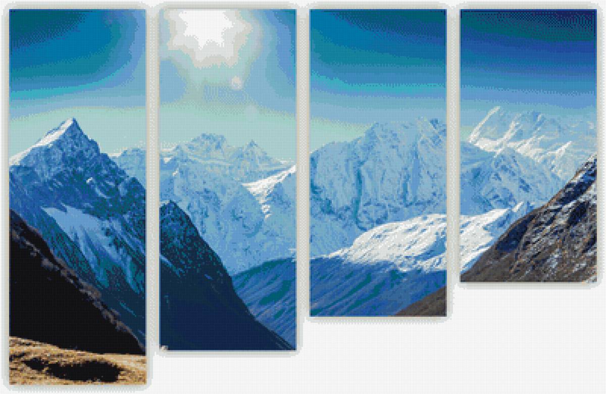 Горы - триптих, горы - предпросмотр
