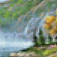 Предпросмотр схемы вышивки «горный пейзаж» (№1261619)