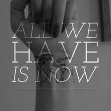 Схема вышивки «всё, что есть у нас - это сейчас»