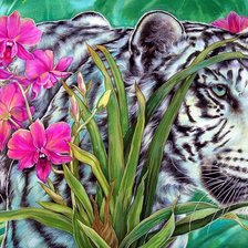 Схема вышивки «хозяин джунглей»