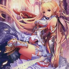 Схема вышивки «Девушка»