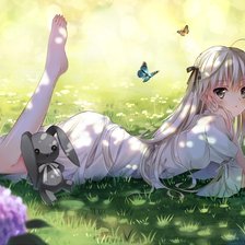 Схема вышивки «Девушка»