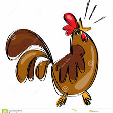 Схема вышивки «09 петушок 2»