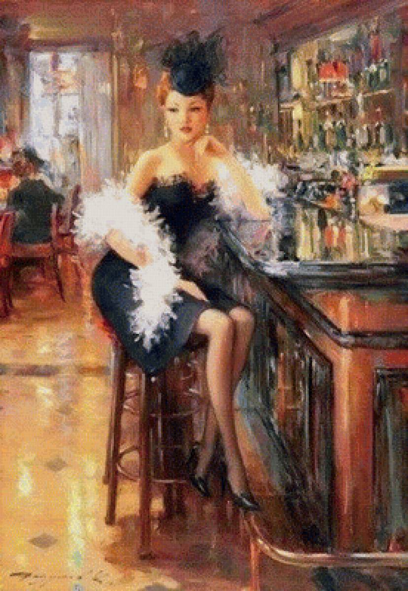 Девушка - иллюстрация - предпросмотр