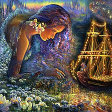 Схема вышивки «По мотивам картин Дж.Уолл»