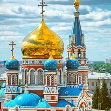 Схема вышивки «Омский Успенский собор»