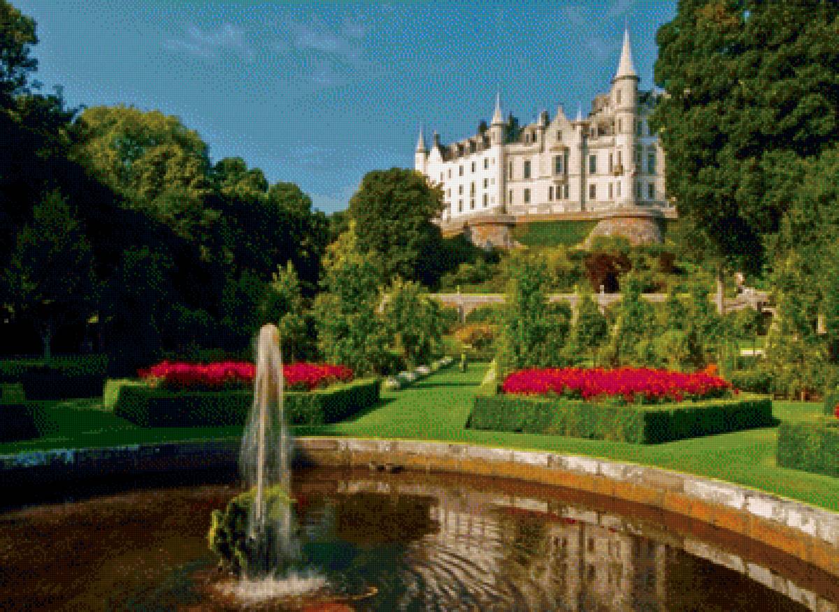 Dunrobin Castle - замок - предпросмотр
